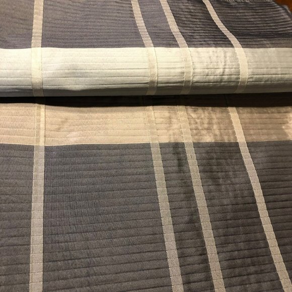 Croscill Bath Croscill Fairfax Slate Fabric Shower Curtain Premium